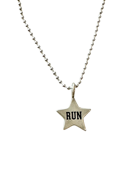Star Runner Necklace - Sterling Silver